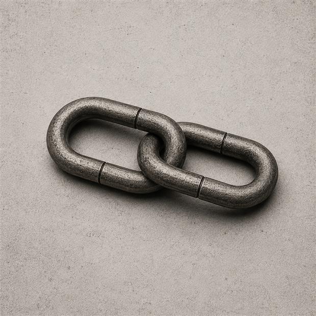 Chain link catalogued as a restricted file